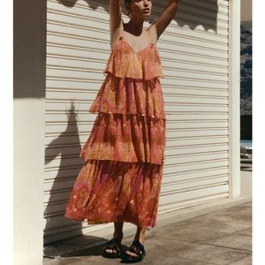 - Zara Colorful Midi Dress